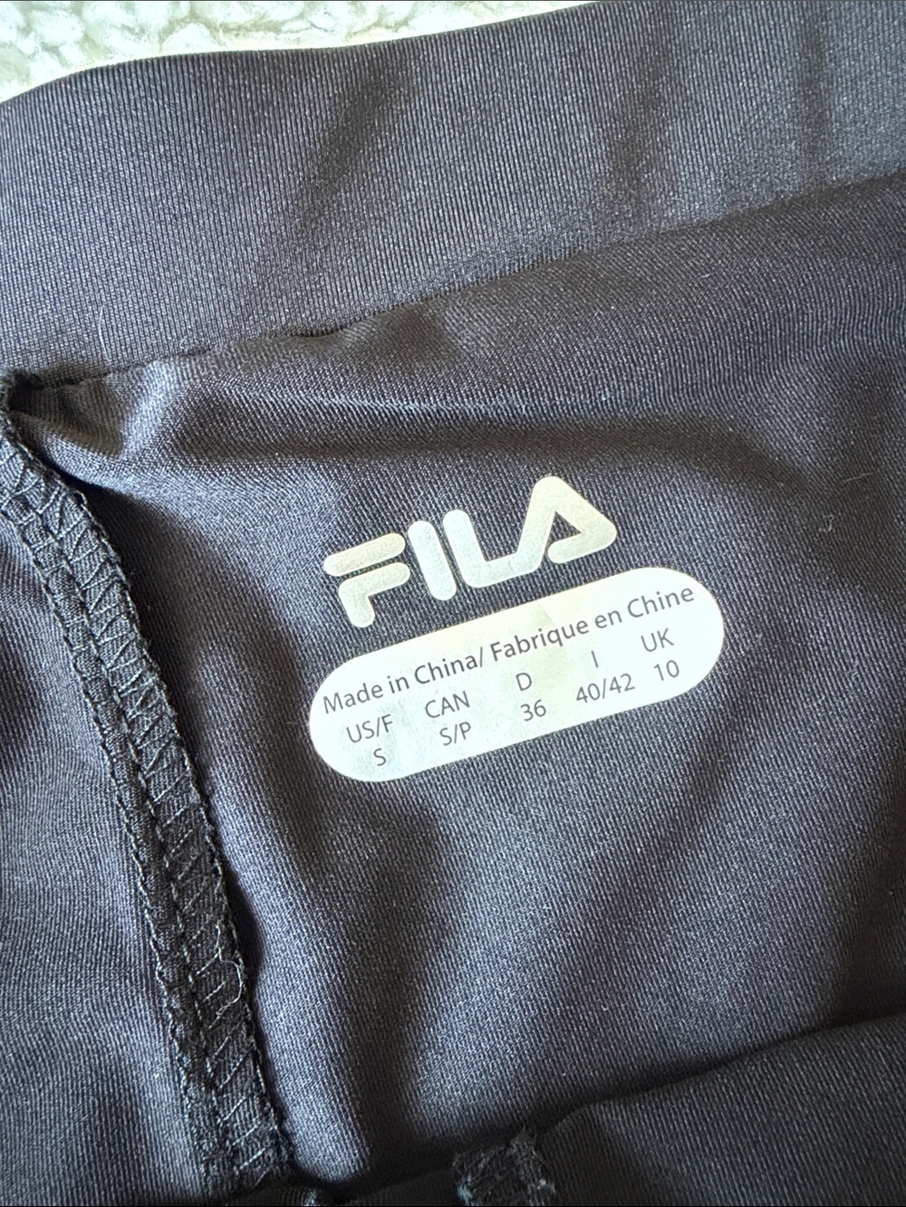 FILA Black Pleated Tennis Skort with Logo - Picture 2 of 4